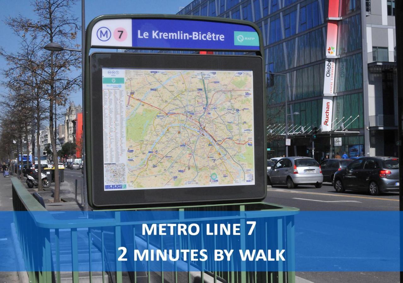 Beausoleil Studio Metro Paris Sud Le Kremlin-Bicêtre Eksteriør billede